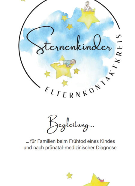 Bild 2025 Selbsthilfegruppe Sternenkinder Flyer Titelbild